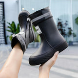 Maxbell Rain Boots Compact Outdoor Supplies Rain Shoes for Outside Household Camping