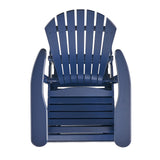 Maxbell Reclining Adirondack Chair Modern Folding Patio Chair for Backyard Lawn Deck