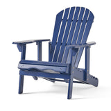 Maxbell Reclining Adirondack Chair Modern Folding Patio Chair for Backyard Lawn Deck