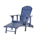 Maxbell Reclining Adirondack Chair Modern Folding Patio Chair for Backyard Lawn Deck