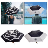 Maxbell Pocket Umbrella Waterproof Compact Folded 16cm Lightweight Sun Rain Umbrella A