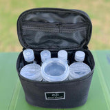 Maxbell 9Pcs Camping Spice Jars with Bag Spice Containers for Travel Outdoor Camping