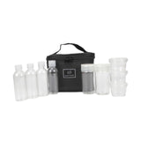 Maxbell 9Pcs Camping Spice Jars with Bag Spice Containers for Travel Outdoor Camping