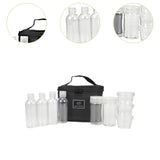 Maxbell 9Pcs Camping Spice Jars with Bag Spice Containers for Travel Outdoor Camping