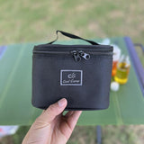 Maxbell 9Pcs Camping Spice Jars with Bag Spice Containers for Travel Outdoor Camping