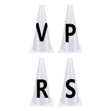 Maxbell 4x Dressage Cones Equestrian Athletes Events Equipment Easy to Set up Stable