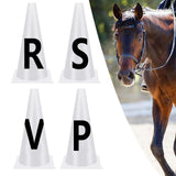 Maxbell 4x Dressage Cones Equestrian Athletes Events Equipment Easy to Set up Stable
