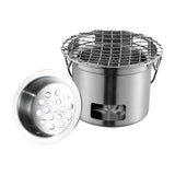 Maxbell Mini Grill Rack Easy to Use Sturdy Stainless Steel for Outdoor Patio Hiking