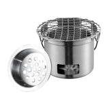 Maxbell Mini Grill Rack Easy to Use Sturdy Stainless Steel for Outdoor Patio Hiking