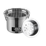 Maxbell Mini Grill Rack Easy to Use Sturdy Stainless Steel for Outdoor Patio Hiking