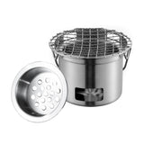 Maxbell Mini Grill Rack Easy to Use Sturdy Stainless Steel for Outdoor Patio Hiking