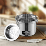 Maxbell Mini Grill Rack Easy to Use Sturdy Stainless Steel for Outdoor Patio Hiking