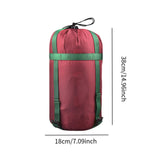 Maxbell Compression Sack for Sleeping Bag 7.09inchx14.96inch for Backpacking Camping Red