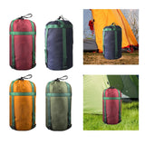 Maxbell Compression Sack for Sleeping Bag 7.09inchx14.96inch for Backpacking Camping Red