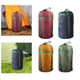 Maxbell Compression Sack for Sleeping Bag 7.09inchx14.96inch for Backpacking Camping Red