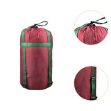 Maxbell Compression Sack for Sleeping Bag 7.09inchx14.96inch for Backpacking Camping Red