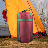 Maxbell Compression Sack for Sleeping Bag 7.09inchx14.96inch for Backpacking Camping Red