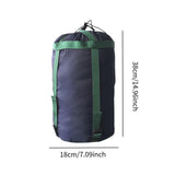 Maxbell Compression Sack for Sleeping Bag 7.09inchx14.96inch for Backpacking Camping Blue