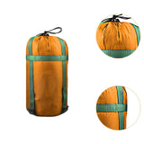 Maxbell Compression Sack for Sleeping Bag 7.09inchx14.96inch for Backpacking Camping Orange
