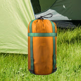 Maxbell Compression Sack for Sleeping Bag 7.09inchx14.96inch for Backpacking Camping Orange