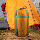 Maxbell Compression Sack for Sleeping Bag 7.09inchx14.96inch for Backpacking Camping Orange