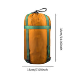Maxbell Compression Sack for Sleeping Bag 7.09inchx14.96inch for Backpacking Camping Orange