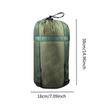 Maxbell Compression Sack for Sleeping Bag 7.09inchx14.96inch for Backpacking Camping Green