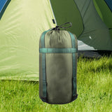 Maxbell Compression Sack for Sleeping Bag 7.09inchx14.96inch for Backpacking Camping Green