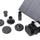 Maxbell Solar Water Pump Multifunctional DIY Solar Fountain Kit for Garden Fish Tank