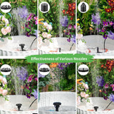 Maxbell Solar Water Pump Multifunctional DIY Solar Fountain Kit for Garden Fish Tank