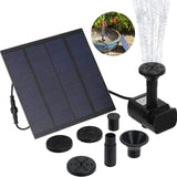 Maxbell Solar Water Pump Multifunctional DIY Solar Fountain Kit for Garden Fish Tank
