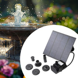 Maxbell Solar Water Pump Multifunctional DIY Solar Fountain Kit for Garden Fish Tank
