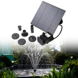 Maxbell Solar Water Pump Multifunctional DIY Solar Fountain Kit for Garden Fish Tank