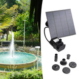 Maxbell Solar Water Pump Multifunctional DIY Solar Fountain Kit for Garden Fish Tank