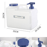 Maxbell Camping Water Jug Portable Outdoor Bucket for Picnic Fishing Outdoor Cooking 10L
