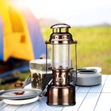 Maxbell Camping Gas Lantern Hanging or Desktop Outdoor Light for Garden Patio Hiking Bronze