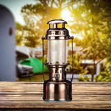 Maxbell Camping Gas Lantern Hanging or Desktop Outdoor Light for Garden Patio Hiking Bronze