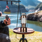 Maxbell Camping Gas Lantern Hanging or Desktop Outdoor Light for Garden Patio Hiking Bronze