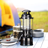 Maxbell Camping Gas Lantern Hanging or Desktop Outdoor Light for Garden Patio Hiking Black