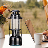 Maxbell Camping Gas Lantern Hanging or Desktop Outdoor Light for Garden Patio Hiking Black