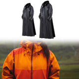 Maxbell Rain Poncho with Hood Rainwear Rain Jacket for Fishing Sporting Event Travel 2XL