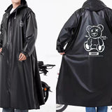 Maxbell Rain Poncho with Hood Rainwear Rain Jacket for Fishing Sporting Event Travel 2XL