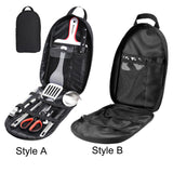 Maxbell Camping Kitchen Cooking Utensils Set Outdoor Kitchenware for Grilling Hiking 9PCS