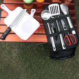 Maxbell Camping Kitchen Cooking Utensils Set Outdoor Kitchenware for Grilling Hiking 9PCS