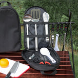 Maxbell Camping Kitchen Cooking Utensils Set Outdoor Kitchenware for Grilling Hiking 9PCS