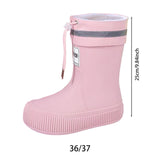Maxbell Rain Boots Solid Anti-slip Multipurpose Women's for Farming Angling Domestic A