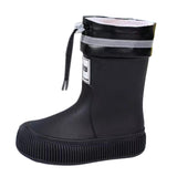 Maxbell Rain Boots Solid Anti-slip Multipurpose Women's for Farming Angling Domestic B