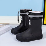 Maxbell Rain Boots Solid Anti-slip Multipurpose Women's for Farming Angling Domestic B