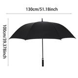 Maxbell Umbrella Lightweight Strong for Men Women Compact Umbrella for Walking Trips Black