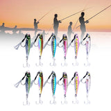 Maxbell 6 Pieces Fishing Lures Baits Saltwater Hard Baits Fishing Jigs Jigging Lures 4.5cmx2cmx1cm